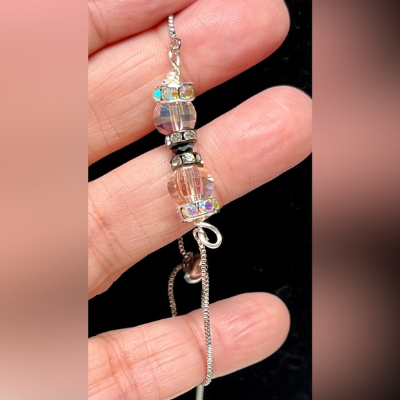 ladies pull string adjustable/retractable bracelet/link chain - Picture 7 of 11